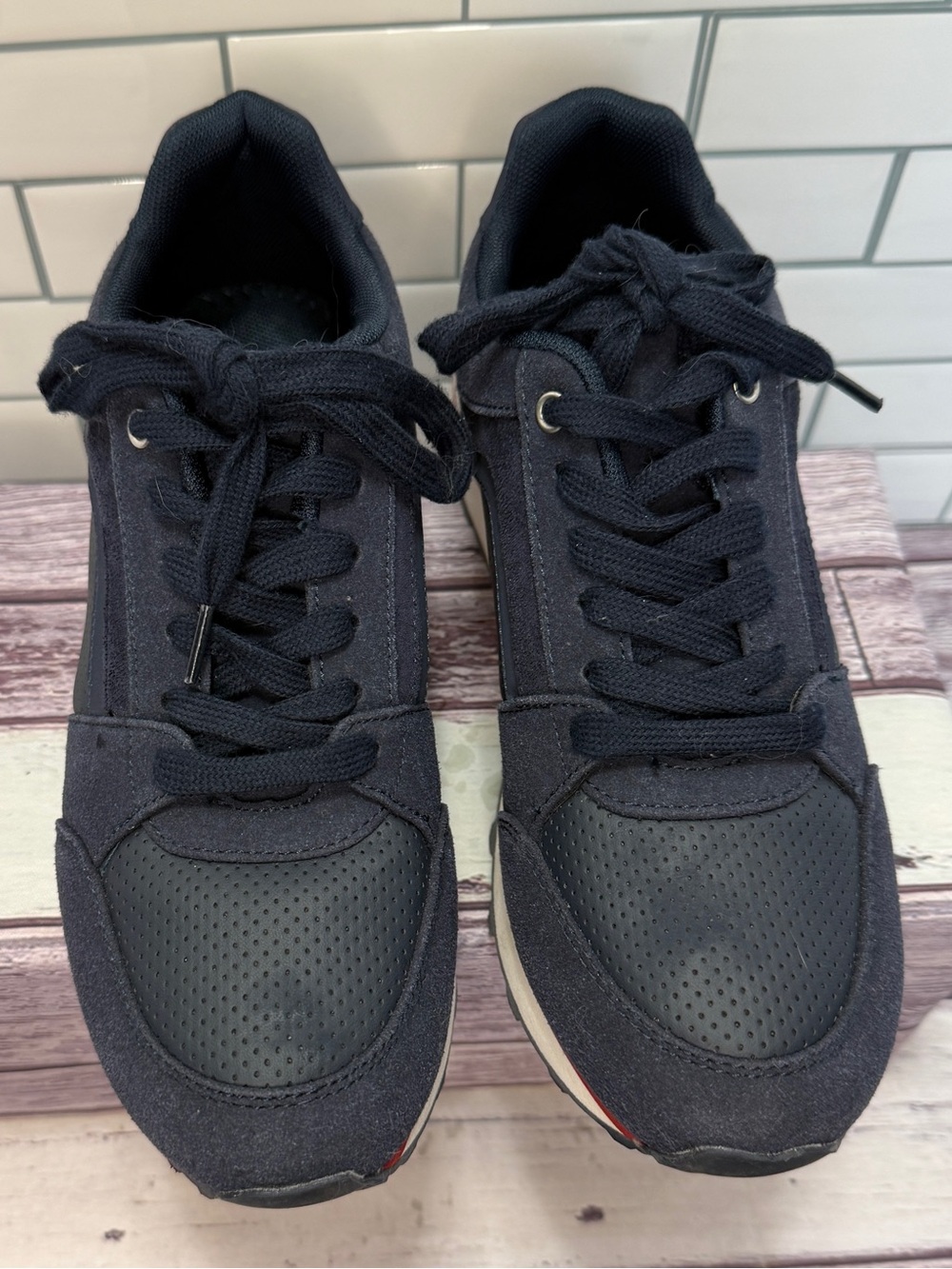 Women’s Jenny Fairy  Navy Stylish and comfortable Sneakers - Picture 3 of 6